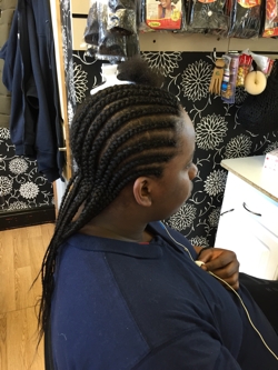 Cornrow hairstyle