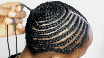 female weave on hairstyle